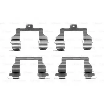 BOSCH 1 987 474 397 - Kit d'accessoires, plaquette de frein à disque