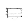 Radiateur, refroidissement du moteur AVA QUALITY COOLING [PE2093]