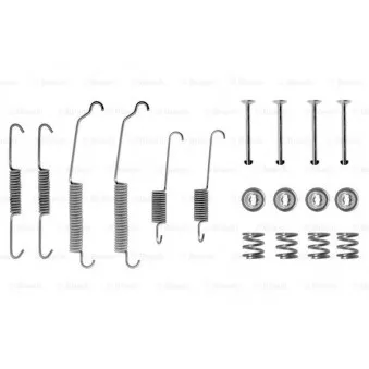 Kit d'accessoires, mâchoire de frein METZGER 105-0651