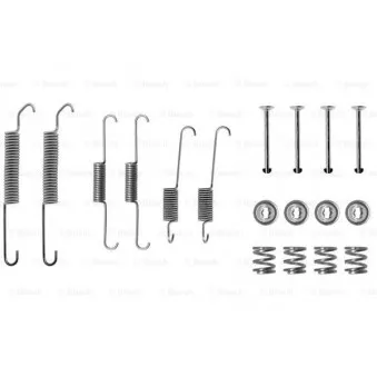 BOSCH 1 987 475 215 - Kit d'accessoires, mâchoire de frein