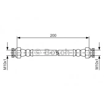 Flexible de frein BOSCH OEM 7563852