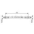 BOSCH 1 987 476 022 - Flexible de frein