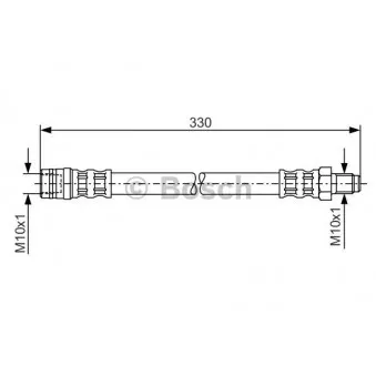 Flexible de frein BOSCH OEM A1634201348