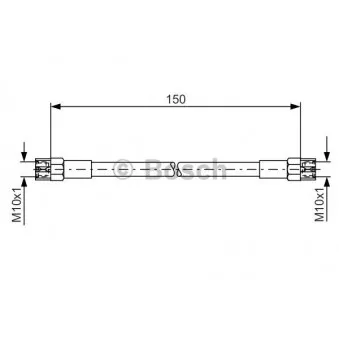Flexible de frein BOSCH OEM 811611775A
