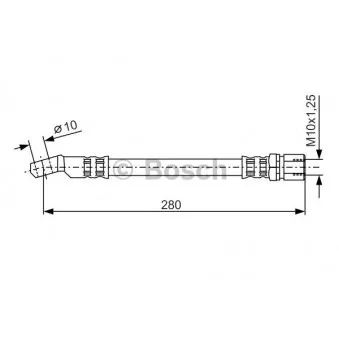 Flexible de frein BOSCH 1 987 476 238