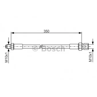 Flexible de frein BOSCH OEM 113611701D