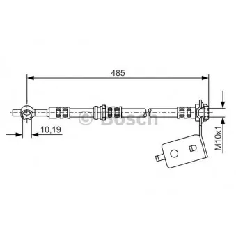 BOSCH 1 987 476 367 - Flexible de frein