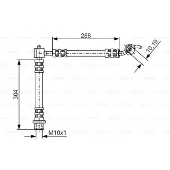 Flexible de frein BOSCH OEM 9094702C75