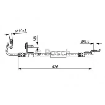 BOSCH 1 987 476 624 - Flexible de frein