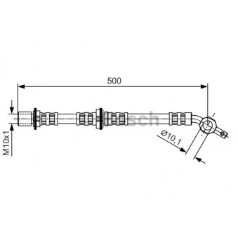 Flexible de frein BOSCH 1 987 476 723