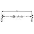 BOSCH 1 987 476 860 - Flexible de frein