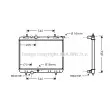 AVA QUALITY COOLING PE2252 - Radiateur, refroidissement du moteur