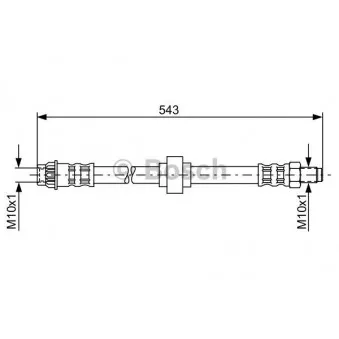 Flexible de frein BOSCH OEM 6025310456
