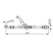 BOSCH 1 987 476 973 - Flexible de frein
