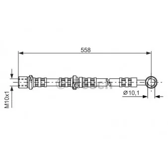 Flexible de frein BOSCH 1 987 476 982