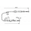BOSCH 1 987 477 738 - Tirette à câble, frein de stationnement