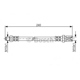 Flexible de frein BOSCH 1 987 481 012