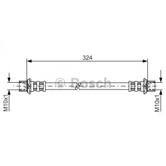 BOSCH 1 987 481 016 - Flexible de frein