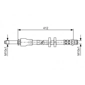 BOSCH 1 987 481 021 - Flexible de frein