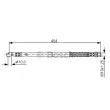 BOSCH 1 987 481 029 - Flexible de frein
