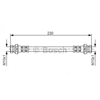 BOSCH 1 987 481 111 - Flexible de frein