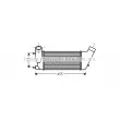 AVA QUALITY COOLING PE4347 - Intercooler, échangeur