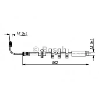 Flexible de frein BOSCH OEM 480689