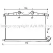AVA QUALITY COOLING PE4363 - Intercooler, échangeur