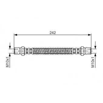 Flexible de frein BOSCH OEM 96264606