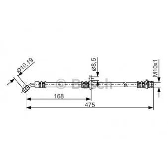 Flexible de frein BOSCH OEM 01466SEAE00