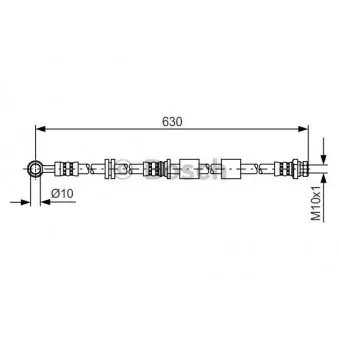 Flexible de frein BOSCH OEM 1609906980