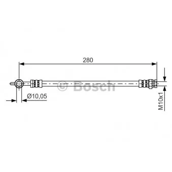 Flexible de frein BOSCH OEM GJ6A43810B