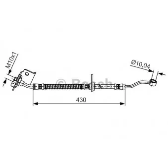 Flexible de frein BOSCH OEM 587321E000