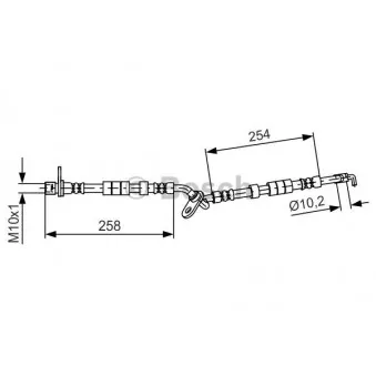 Flexible de frein BOSCH OEM GJ6E43990C