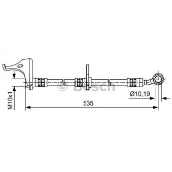 BOSCH 1 987 481 619 - Flexible de frein
