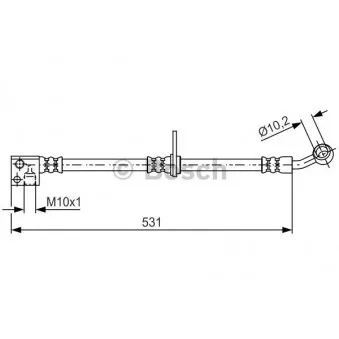 Flexible de frein BOSCH OEM 01465SMGE00