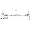 BOSCH 1 987 481 648 - Flexible de frein
