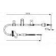 BOSCH 1 987 482 098 - Tirette à câble, frein de stationnement