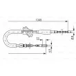 BOSCH 1 987 482 101 - Tirette à câble, frein de stationnement
