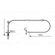 BOSCH 1 987 482 130 - Tirette à câble, frein de stationnement