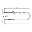BOSCH 1 987 482 171 - Tirette à câble, frein de stationnement