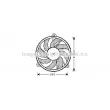 AVA QUALITY COOLING PE7528 - Ventilateur, refroidissement du moteur