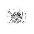 AVA QUALITY COOLING PE7545 - Ventilateur, refroidissement du moteur