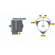 BOSCH 6 033 GB3 054 - Alternateur