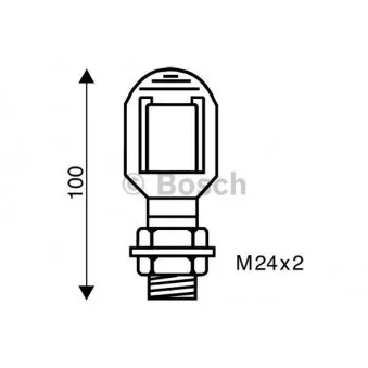BOSCH 8 787 022 013 - Support