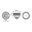 Moteur électrique, pulseur d'air habitacle AVA QUALITY COOLING [PE8507]
