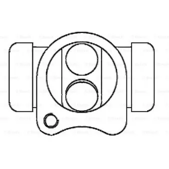 Cylindre de roue arrière droit DELPHI LW62072