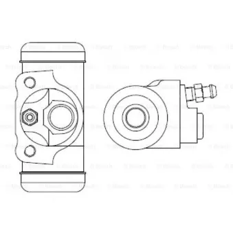 Cylindre de roue DELPHI LW60131