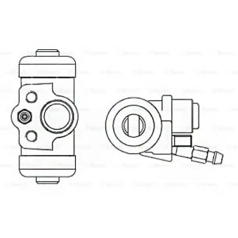 Cylindre de roue BOSCH OEM 25177GA380