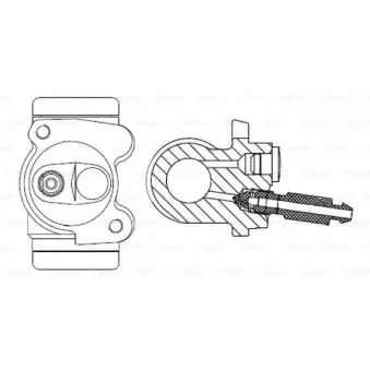 BOSCH F 026 002 363 - Cylindre de roue